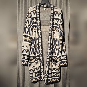 Forever 21 Cardigan size L Southwestern Feel - Yellowstone Vibes